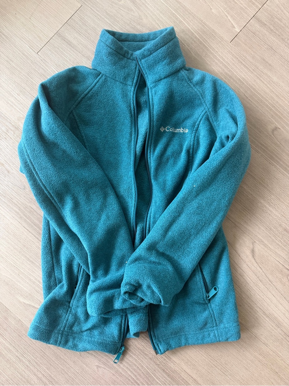 Columbia Women's Teal Full-Zip Fleece Jacket